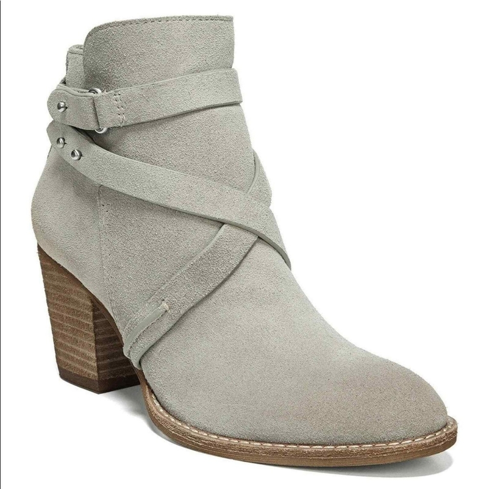 Sam Edelman Merton gray suede ankle booties. 8M